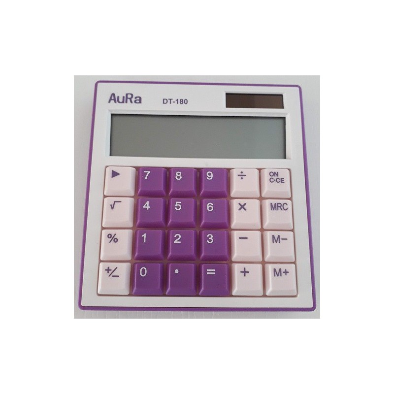 Calculadora Aura DT-180 Lila