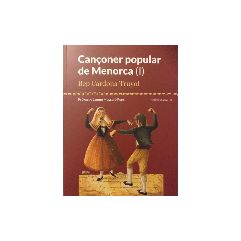 Cançoner popular de Menorca I (Capcer nº33)