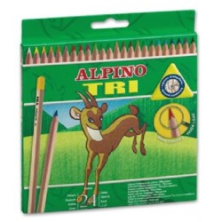 Lápices de colores Alpino 24