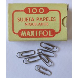 Clips Nº1 Niquelados (Manifol)