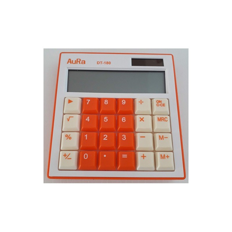 Calculadora Aura DT-180 Naranja