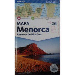 Mapa Menorca. Reserva de...