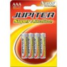 PILA JUPITER ALCALINA LR03 AAA BLISTER 4 UNID