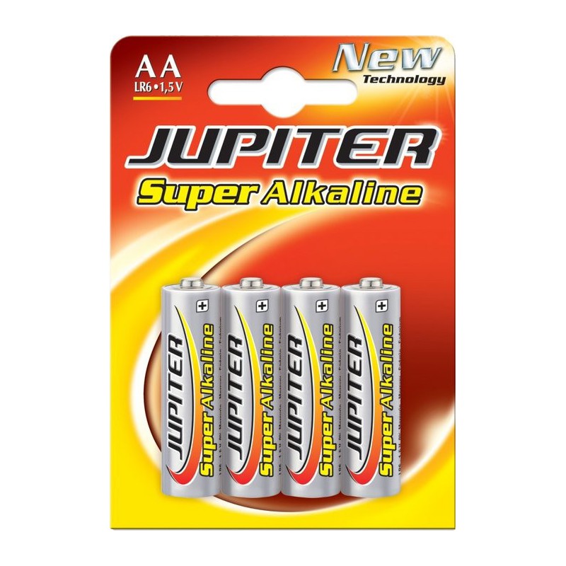 PILA JUPITER ALCALINA LR03 AAA BLISTER 4 UNID