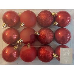 Bolas Rojas 5cm (12 unidades)