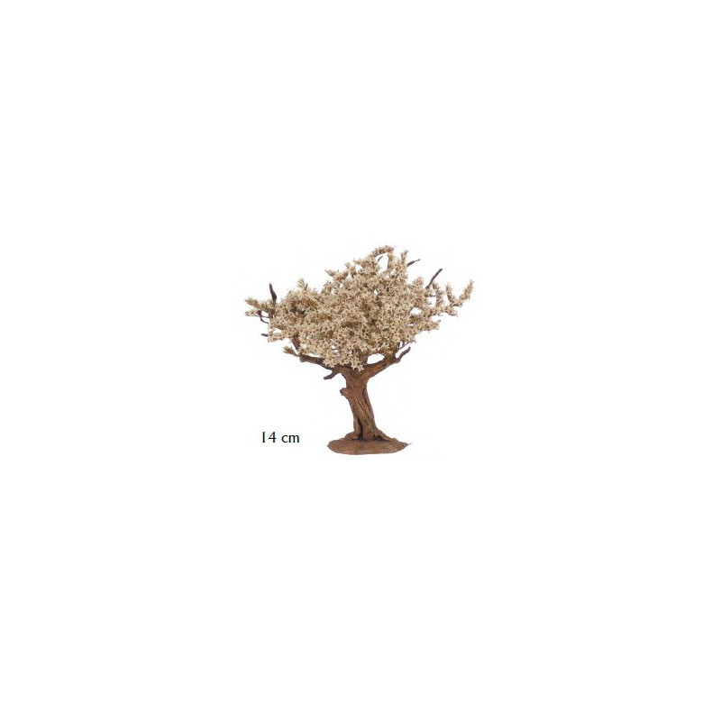 Árbol Flor Blanca 14cm