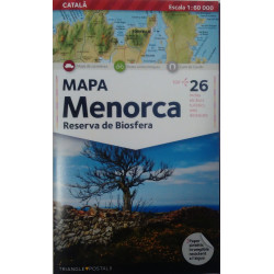 Mapa Menorca. Reserva de Biosfera