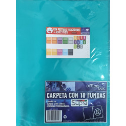 Carpeta 10 fundas  - Supra