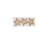 Caja Figuras Glitter Dorado (6 unidades) Estrellas