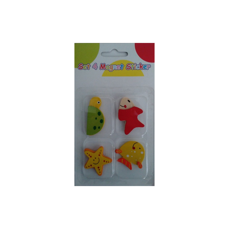 Set 4 Imanes Decorativos