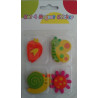 Set 4 Imanes Decorativos