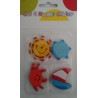 Set 4 Imanes Decorativos