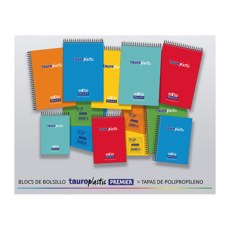 BLOC NOTAS ESPIRAL PP 16º APAISADO 781