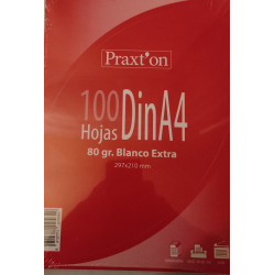 PAQUETE 100 HOJAS A4