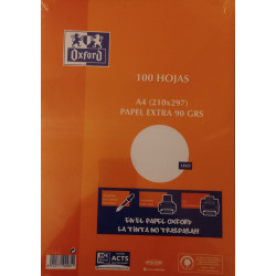 PAQUETE 100 HOJAS PAPEL A4 90G