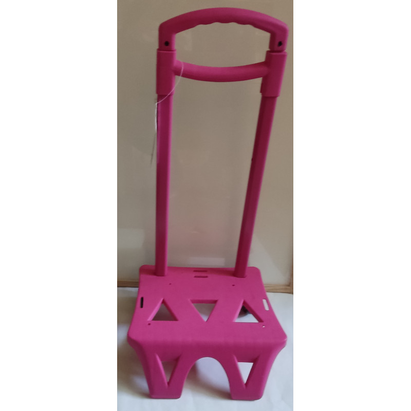Carro portamochilas fucsia