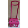 Carro portamochilas fucsia