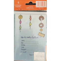 Invitación infantil: Et convido a la meva festa