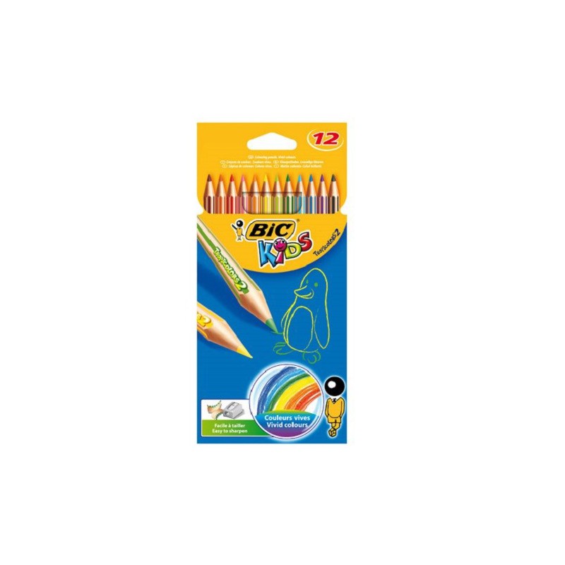 Lápices de colores Bic Kids 12